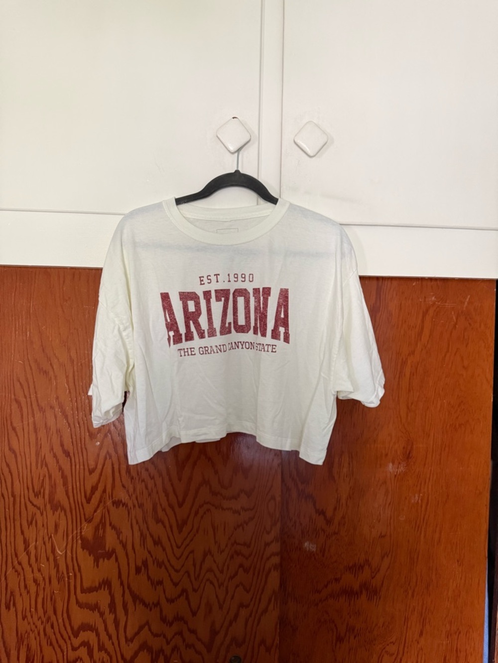Full Tilt White Tee with Red Arizona Print